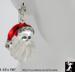 Christmas Santa Claus Earrings: Rhinestone Santa Earrings