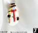Christmas Snowman Earrings: Snowman Earrings, Snowman Jewelr