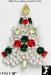 Christmas Tree Pin: Fancy Cut Rhinestone Christmas Tree Pin