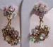 Fabulous Florescent Sequin Earrings