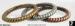 Bangle Bracelets: Tri Color Bangle Bracelet Set, Bangles