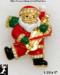 Christmas Santa Pin: Christmas Santa Fiddle Pin, Santa Pin