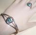 Native American Turquoise Bracelet And Ring Set