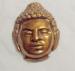 Large Bronzed Meditating Buddha Brooch