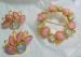 Pink and Opaline Moonstone Rhinestone Set