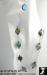 Necklace Set: Long Pearlized Coin Bead Chain Necklace Set ''