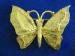 Vintage BSK Gold Tone Butterfly Brooch/Pin