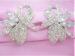 Signed Pell Vintage Dainty Clear Rhinestone Earrings