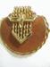 Signed Boucher Suede & Gold Tone Buckle Dress/Scarf Clip