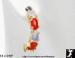 Opal Coral Earrings: Genuine Opal Coral Half Hoop Earrings