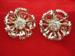 Signed Sarah Coventry Aurora Borealis Rhinestone & Gold Tone