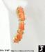 Coral Earrings: Pink Coral Hoop Earrings, Coral Jewelry