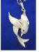 Signed Sarah Coventry Gold Tone Bird Pendant/Necklace
