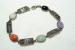 Jade and Marcasite Sterling Bracelet
