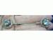 Vintage Horseshoe Scarf/Jabot Stick Pin Rhinestone Pin