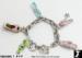 Charm Bracelet: Miniature Shoe Sandal Thongs Charm Bracelet