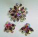 BeauJewels Amethyst Rhinestone Set