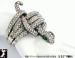 Snake Bracelet: Rhinestone Snake Clamper Bracelet, Snake
