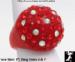 Plastic Rhinestone Ring - Red Plastic Rhinestone Ring