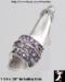 High Heel Shoe Pendant: Fashion Sandal Pendant Sterling CZ '