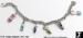 Sterling Charm Bracelet: Miniature Shoe Charm Bracelet