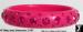 Fuchsia Plastic Rhinestone Bangle Bracelet: Bangle Bracelet