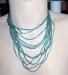 Lovely Sea Blue Beaded Necklace