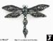 Dragonfly Pin: Art Glass Dragonfly Pin, Dragonfly Brooch