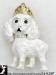 Dog Pin: White Dog with a Tiara Pin Brooch, Pageant Dog Pin