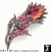 Flower Pin: Pink Watermelon Rhinestone Flower Brooch Pin