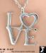 Love Necklace: Retro 70s Robert Indiana LOVE Necklace