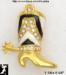 Cowboy Boot Pin: Western Boot Pin with Spur, Western Pin