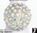 Clear Lucite AB Rhinestone Ring; Plastic Ring, Lucite Ring,