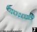 Lucite Rhinestone Bangle: Lucite Rhinestone Flower Bangle