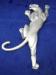 Signed JJ Big Panther Cat Pewter Style Brooch/Pin
