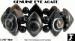Eye Agate Stretch Bracelet: Semiprecious Eye Agate Bracelet