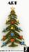 Christmas Tree Pin: Vintage ART Enamel Christmas Tree Pin