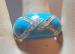 Sterling Ring With Turquoise Enamel