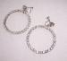 Large Crystal Rhinestone Hoop Earrings