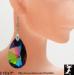 Earrings: Watermelon Rhinestone Pear Shaped Drop Earrings
