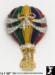 Hot Air Balloon Pin: Enamel Rhinestone Hot Air Balloon Pin ''