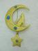 Signed JJ Gold Tone & Turquoise Western Theme Brooch/Pin