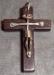 Rosewood and Silver Cross Pendant