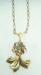 Gold Filled Floral Pendant Necklace