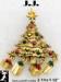 Christmas Tree Pin: JJ Christmas Tree Pin | Jonette Jewelry
