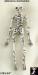 Halloween Skeleton Pin: Silver Tone Halloween Skeleton Pin