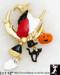 Halloween Witch Pin: Halloween Witch with Dangles Pin Brooch