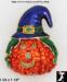 Halloween Pin: Halloween Jack O'Lantern Pumpkin Witch Pin